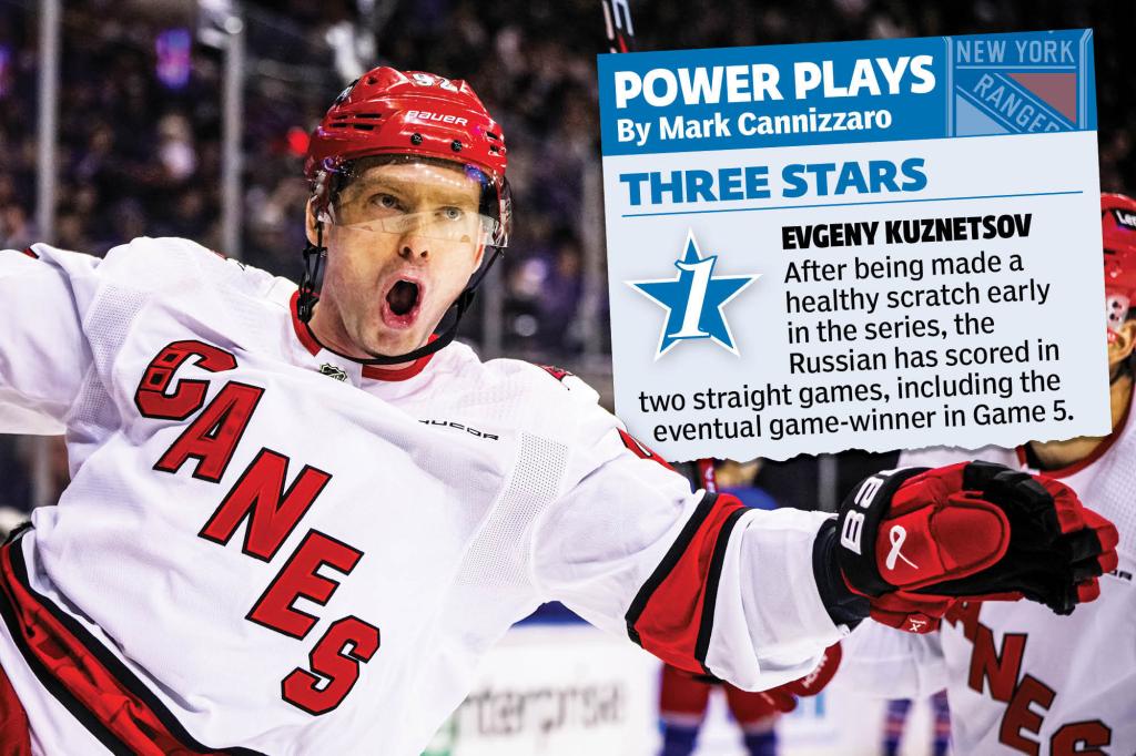 أصبح إيفجيني كوزنتسوف، لاعب فريق الهوريكانز، شوكة جديدة في جانب الغربان