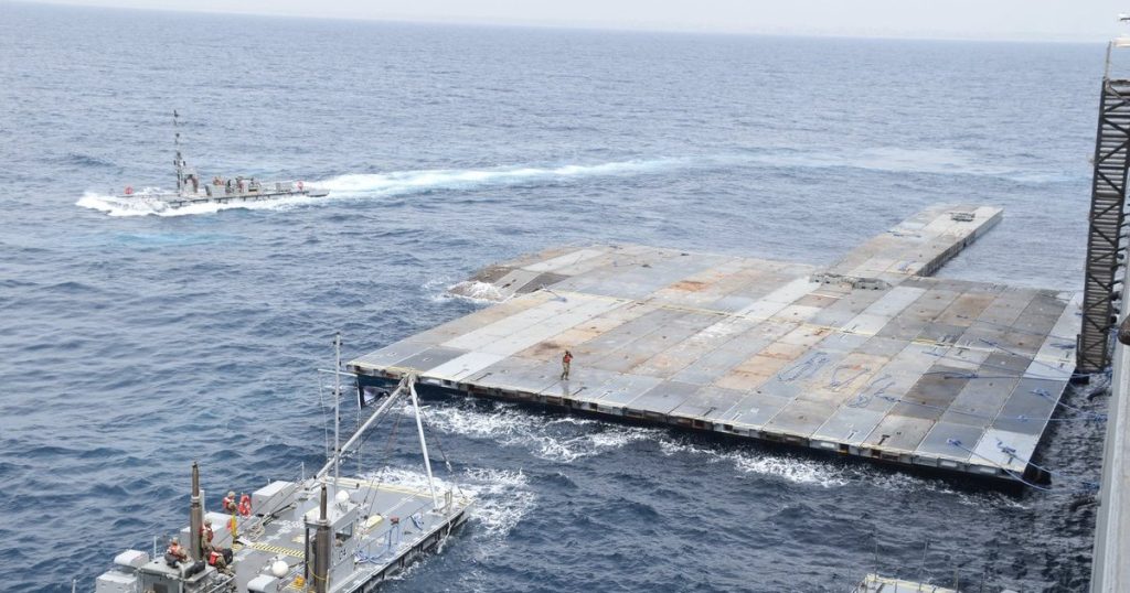 البنتاغون: أنجزنا الميناء العائم قبالة غزة