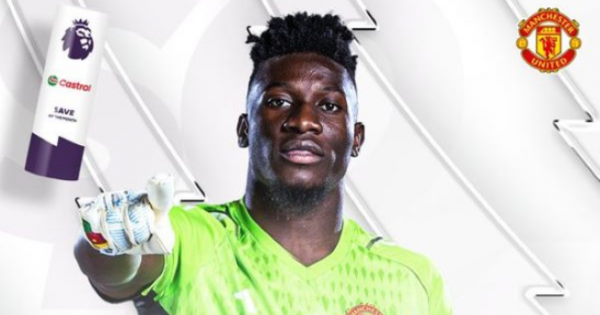 اونانا يتوج بجائزة حارس الشهر في البريمييرليغ