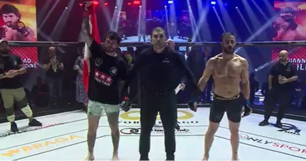 البطل اللبناني محمد فخرالدين يفوز بالمواجهة الرئيسية من 971FC