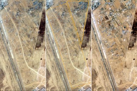 صور أقمار صناعية تظهر شق طرق إمداد إسرائيلية لمعبر رفح