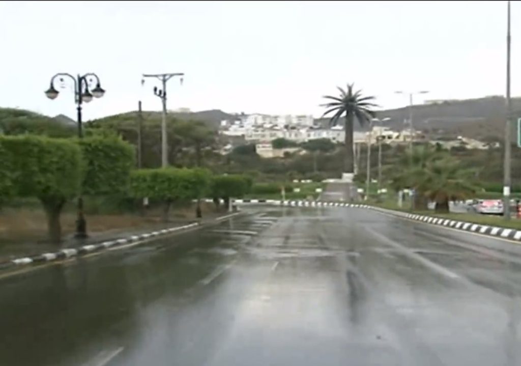 الوطني للأرصاد: أمطار غزيرة على منطقة عسير