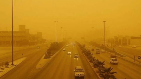 الأرصاد: أتربة مثارة على منطقتين خلال ساعات