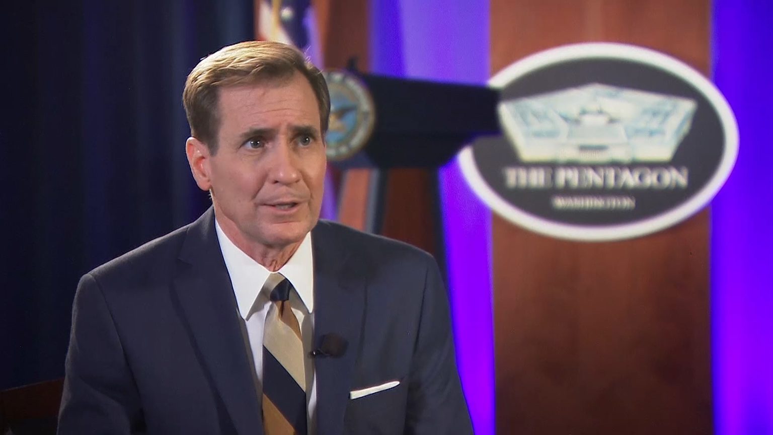 كيربي للجزيرة: أوصلنا رسائل غير مباشرة لحماس بشأن الرصيف البحري