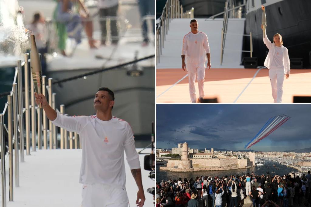 حملة الشعلة في فرنسا تنطلق في رحلة الشعلة الأولمبية عبر البلاد