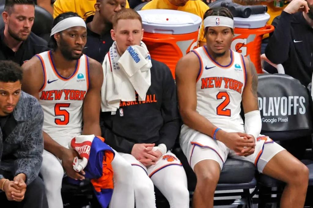 نيويورك نيكس: دونتي ديفينتشينزو ومايلز ماكبرايد يعانيان بعد أداء قوي في الشوط الأول