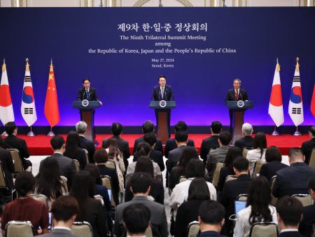 انعقاد أول قمة ثلاثية بين كوريا الجنوبية والصين واليابان منذ 5 سنوات