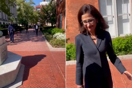 “يجب أن تشعري بالخزي”.. طالبة توبخ رئيسة جامعة كولومبيا