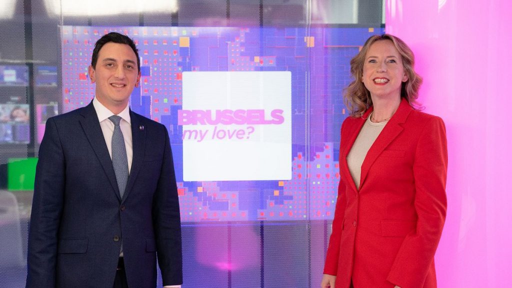 rewrite this title in Arabic “Brussels, my love?” Young & anxious – Europe’s silent crisis