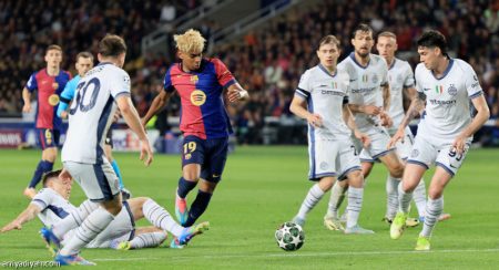 برشلونة يحبط تقدم الإنتر