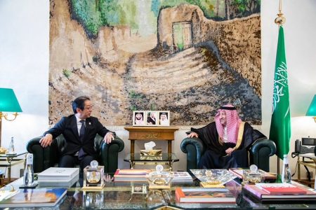 نائب وزير الخارجية يبحث تعزيز التعاون مع مساعد وزير الخارجية الياباني