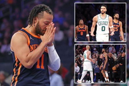 rewrite this title in Arabic What this troubling trend says about the Knicks’ postseason hopes