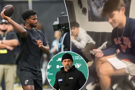 rewrite this title in Arabic Jeff Ulbrich hit with huge punishment for son’s cruel Shedeur Sanders NFL draft prank