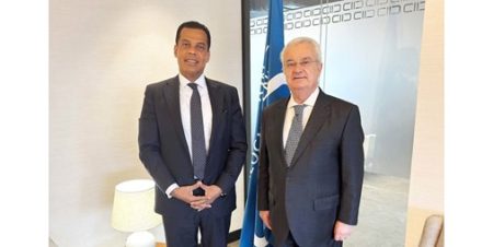 السفير الهزيم بحث سبل التعاون مع مركز الحوار العالمي «كايسيد» في «لشبونة»