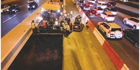 «الأشغال»: أعمال صيانة جذرية لطريق الفحيحيل