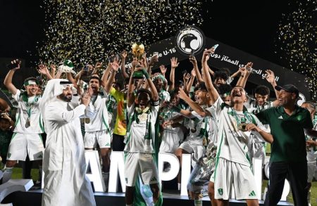 الأهلي بطلاً للدوري السعودي الممتاز تحت 16 عاماً