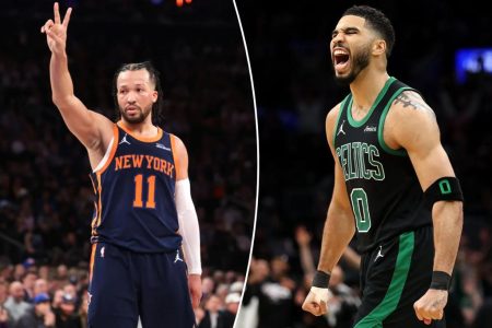 rewrite this title in Arabic BetMGM bonus code POSTBET: Knicks vs. Celtics series odds, prediction