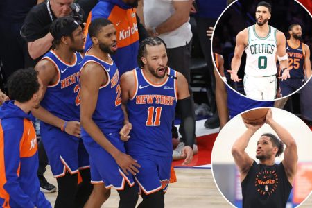 rewrite this title in Arabic Knicks adamant they can prove their Celtics doubters wrong by playing with ‘freedom’