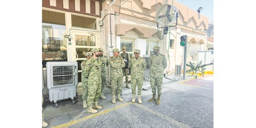 قائد الحماية في الحرس الوطني تفقّد كتيبتي تأمين «الإعلام» ومستودعات صبحان للوقود