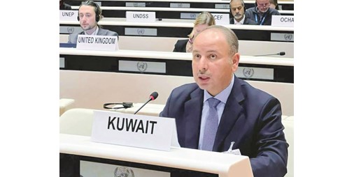 مندوب الكويت في جنيف: مبادرات دول الخليج في مجال المياه تعزز حلول مواجهة التحديات المائية المتزايدة عالميا