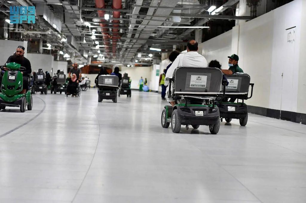 هيئة العناية بشؤون الحرمين: أكثر من 238 ألف مستفيد من خدمة العربات خلال حج هذا العام