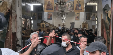 «الداخلية السورية»: تنظيم داعش يقف وراء الهجوم على كنيسة مار إلياس بدمشق