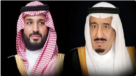 القيادة تهنئ أمير دولة قطر بذكرى توليه مهام الحكم في بلاده