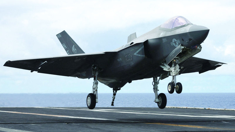 طائرات «إف 35» في بريطانيا متوقفة عن العمل بسبب نقص قطع الغيار والمهندسين