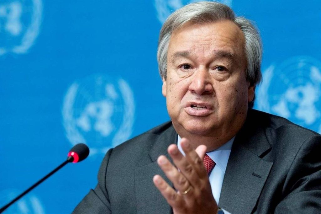 غوتيريش يحذر من استمرار “الأزمة الإنسانية غير الأخلاقية ” في غزة