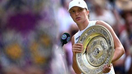 إيغا شفيونتيك تظفر بأول ألقابها في «ويمبلدون» للتنس