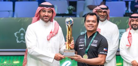 القاضي يتوّج بيادو بطلا للعالم في البلياردو