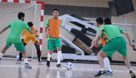 اليوم.. "أخضر الصالات" يواجه أستراليا في افتتاح مشواره ببطولة القارات الدولية الودية