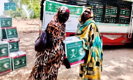 "إغاثي الملك سلمان" يوزّع 400 سلة غذائية في ولاية النيل الأزرق بالسودان