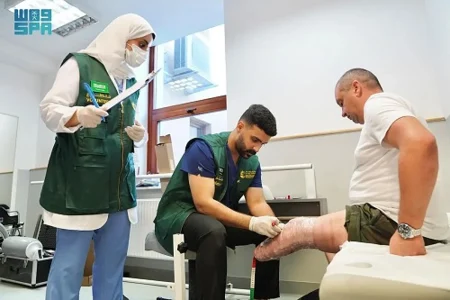 «إغاثي الملك سلمان» يدشن مشروع تركيب الأطراف الصناعية للاجئين الأوكرانيين