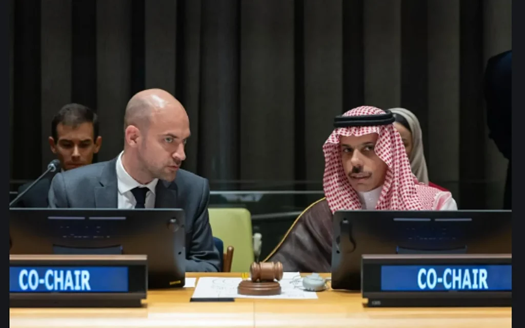 وزير الخارجية يترأس بالشراكة مع نظيره الفرنسي الجلسة الافتتاحية لمؤتمر "حل الدولتين"