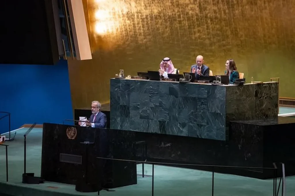 لجنة انتقالية لإدارة غزة.. بيان مؤتمر حل الدولتين: 15 شهرًا الإطار الزمني لتحقيق دولة فلسطينية