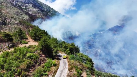 الدفاع المدني السوري يعلن السيطرة على الحرائق في غابات ريف اللاذقية