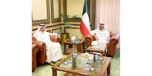 محافظ الفروانية والعاصمة بالإنابة استقبل رئيس الجهاز المركزي لمعالجة أوضاع المقيمين بصورة غير قانونية