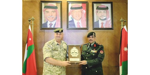 رئيس هيئة القضاء العسكري: علاقاتنا مع الأردن نموذج تعاوني متكامل في مختلف المجالات