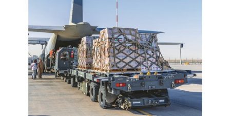 10 أطنان مساعدات غذائية للأشقاء في غزة حملتها الطائرة الإغاثية الثالثة من الجسر الجوي الكويتي