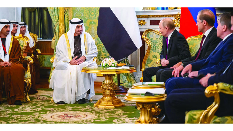 رئيس الدولة: نهج الإمارات ثابت في العمل على ترسيخ السلام والاستقرار بالعالم