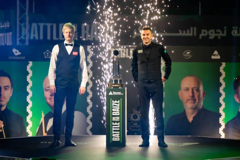 حقق رقماً قياسياً.. «روني» يتوعد «روبرتسون» في نهائي بطولة ماسترز السنوكر