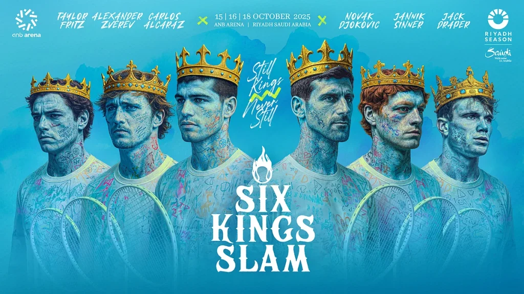 يانيك سينر يستعد للدفاع عن لقبه.. ستة من نخبة نجوم التنس يستعدون لخوض تحدي "Six Kings Slam" مجددًا ضمن موسم الرياض