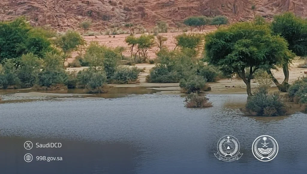 الدفاع المدني يدعو للابتعاد عن المناطق المنخفضة وتجمعات المياه وبطون الأودية