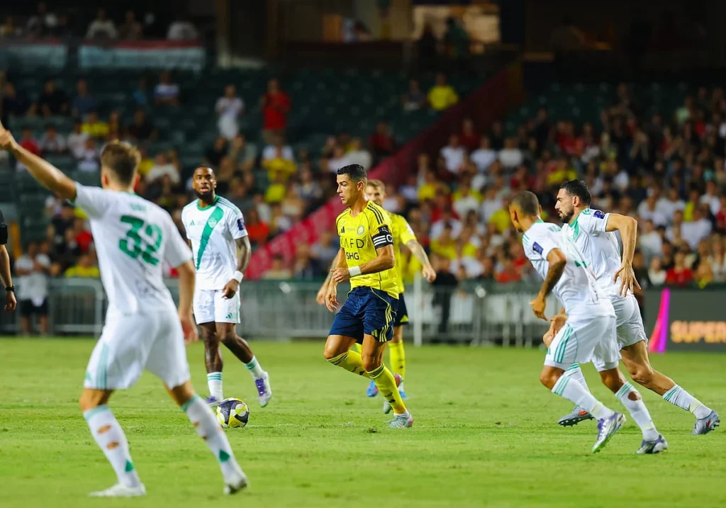 التعادل الإيجابي يفرض نفسه على الشوط الأول بين النصر والأهلي في نهائي السوبر