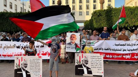 المغرب.. رسائل مؤازرة لفلسطين وغزة بذكرى اغتيال هنية