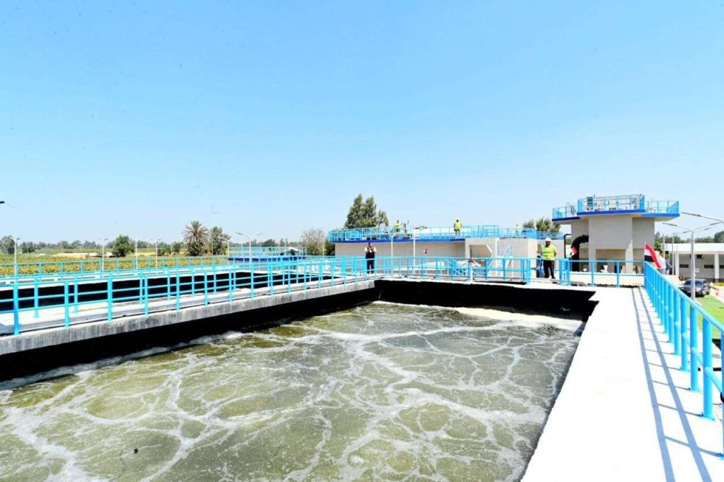 محطة معالجة صرف صحي نهطاي.. مشروع متكامل يخدم 9 قرى ويستهدف 100 ألف مواطن بالغربية