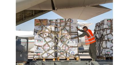 10 أطنان من المساعدات لإغاثة أهالي غزة