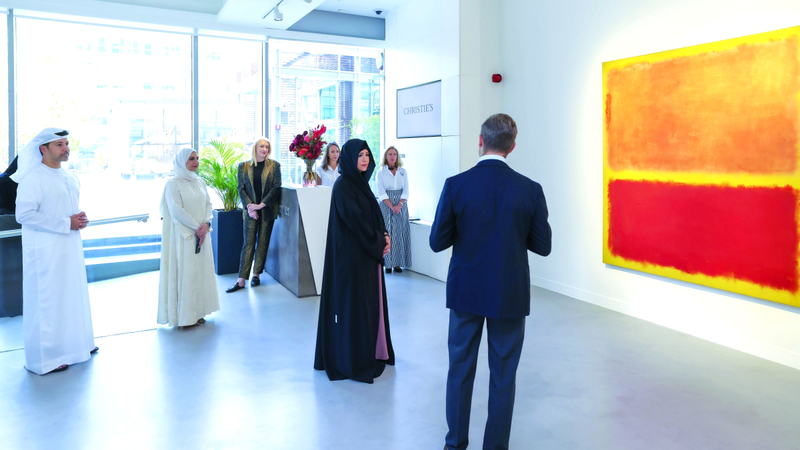 لطيفة بنت محمد: «كريستيز» محطة مهمة في مسيرة تحوّل دبي إلى مركز ثقافي عالمي