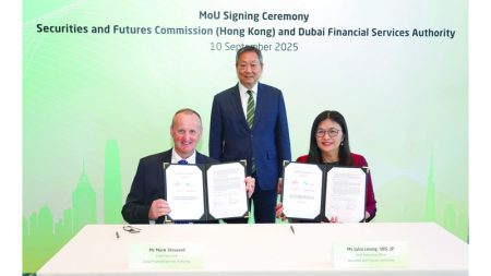 تفاهم بين «دبي للخدمات المالية» وهونغ كونغ للرقابة على صناديق الاستثمار